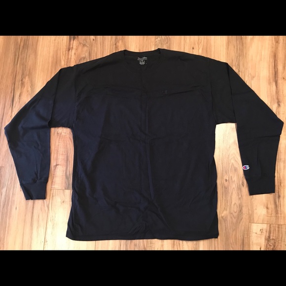 champion long sleeve top mens
